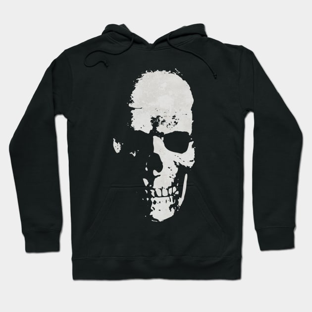 Grunge Skull Hoodie by Oolong